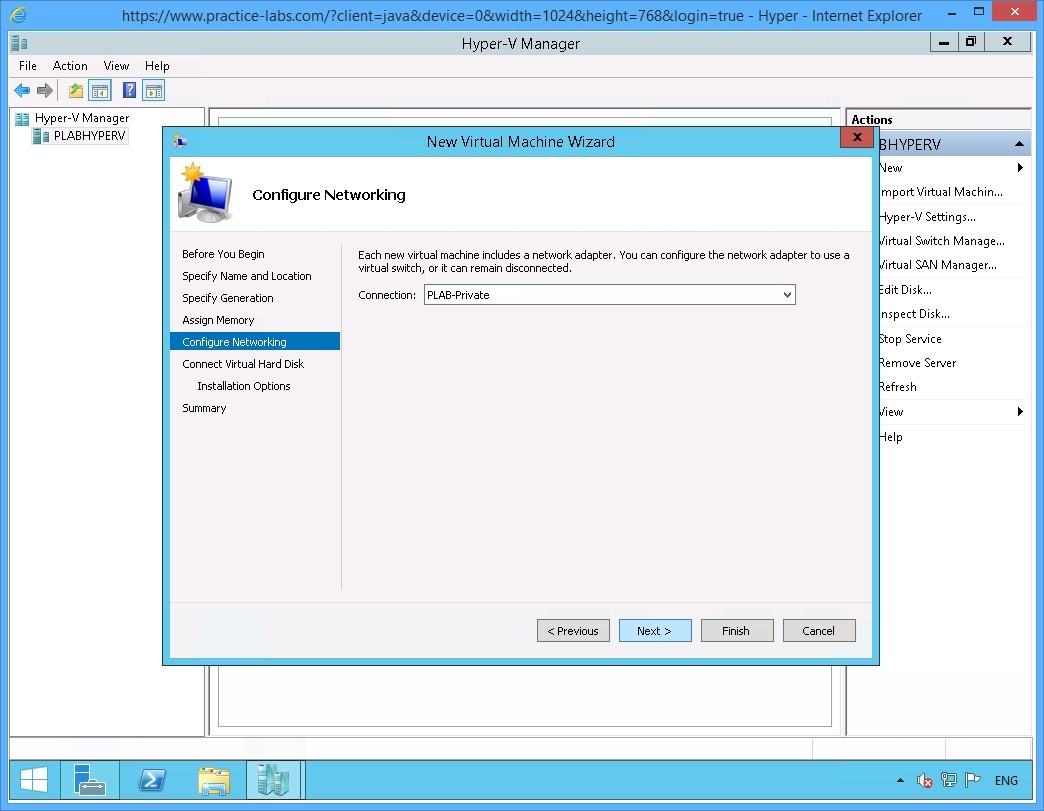 Figure 3.6 Screenshot of the device PLABHYPERV